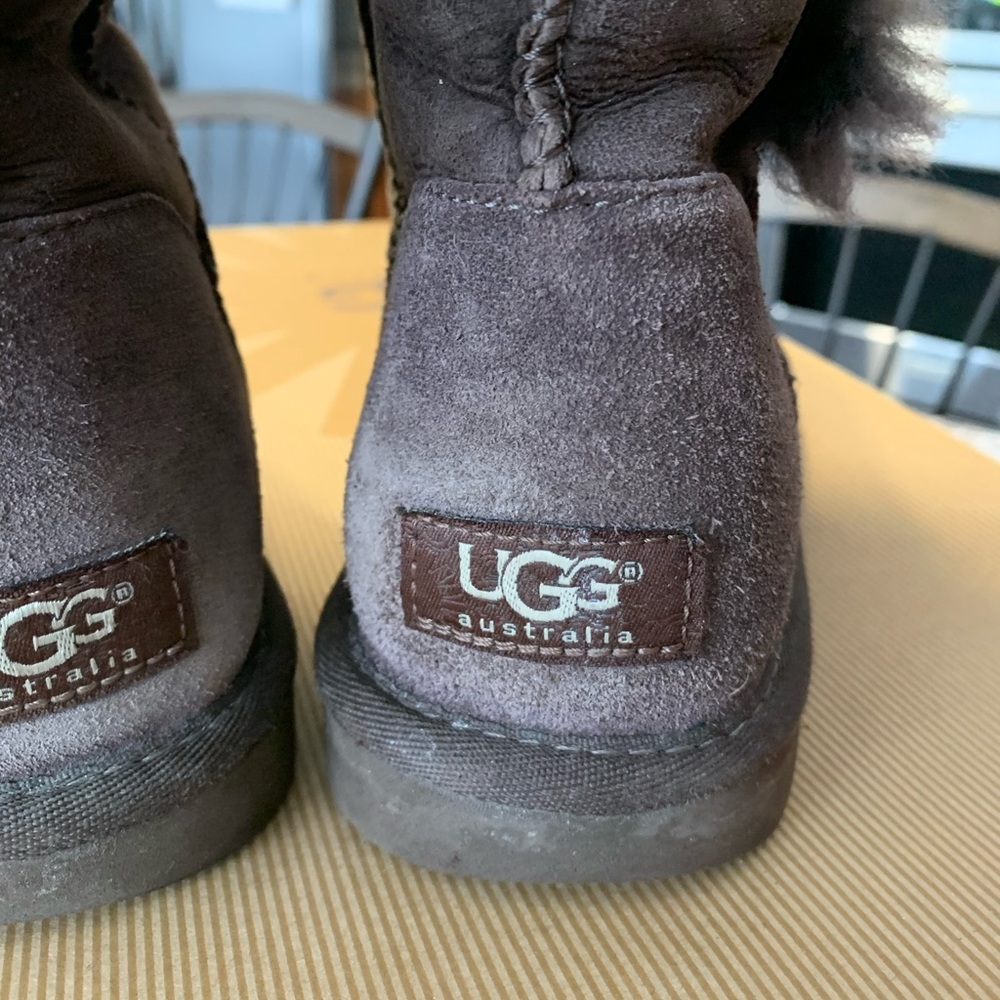Chocolate Triple Bailey Button Uggs - image 2